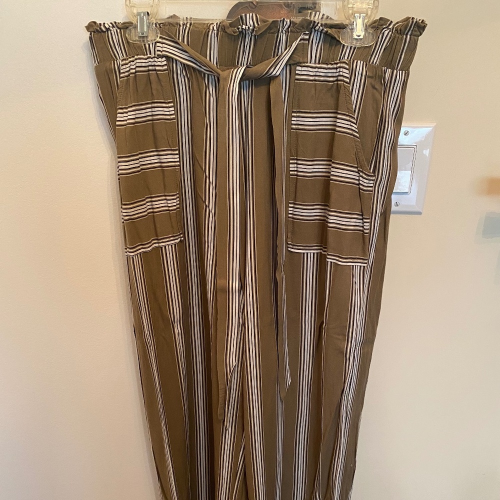 Ladies xhilaration striped cotton pants